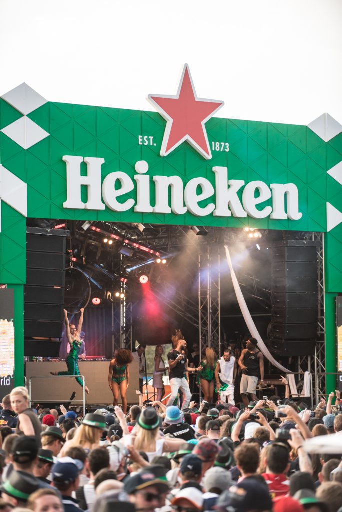 HEINEKEN SATURDAY'S AMAZING MUSIC LINE UP AT THE AUSTRALIAN F1 GRAND