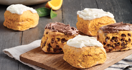 THE PERFECT TEA TIME WITH BAKERS DELIGHT ORANGE POPPY AND ORANGE CHOC SCONES