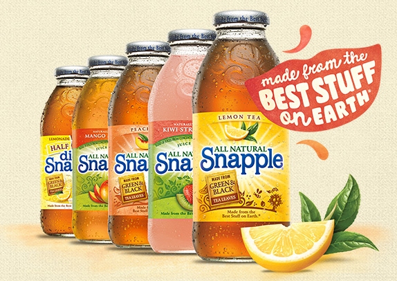 SNAPPLE HITS OUR SHORES FOR A DELICIOUS DRINK