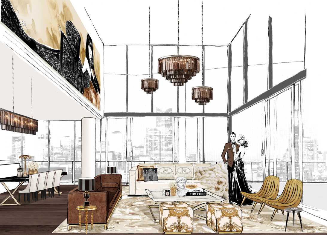 MEGAN HESS DESIGNS NEW PENTHOUSE