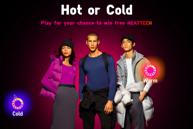 UNIQLO IS GIVING AWAY 10,000 HEATTECH TOPS WITH THEIR HOT AND COLD GAME