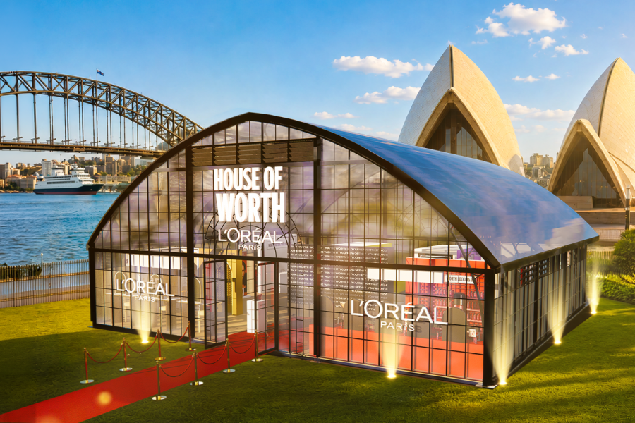 L’ORÉAL PARIS BRINGS PARISIAN GLAMOUR TO SYDNEY HARBOUR WITH HOUSE OF WORTH POP-UP
