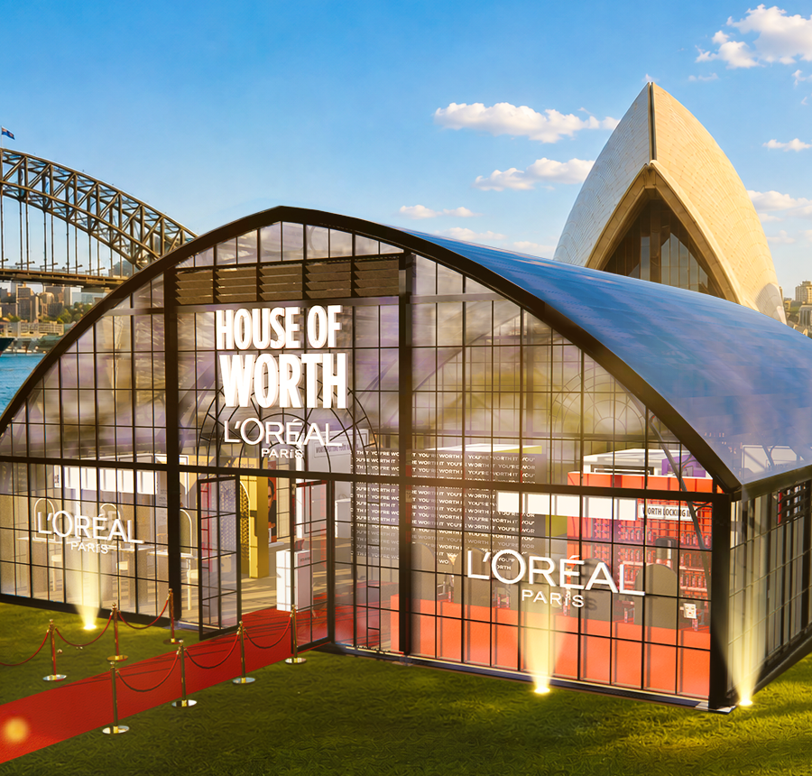 L’ORÉAL PARIS BRINGS PARISIAN GLAMOUR TO SYDNEY HARBOUR WITH HOUSE OF WORTH POP-UP